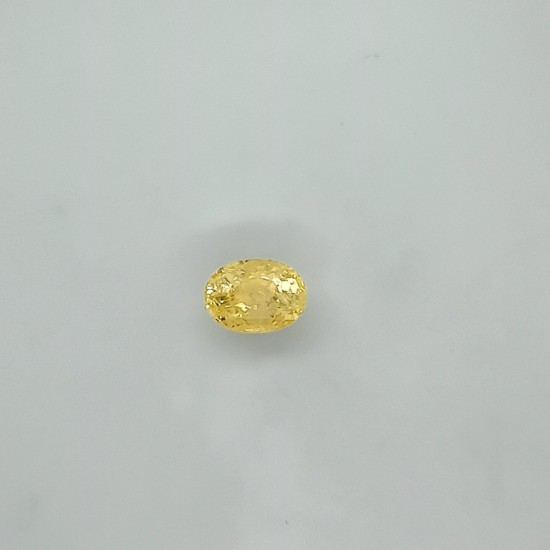 Yellow Sapphire (Pukhraj) 6.61 Ct gem quality Yellow Sapphire (Pukhraj) 6.61 Ct gem quality